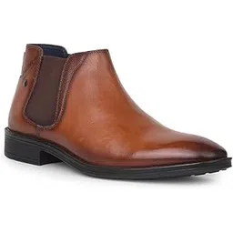 Men's Formal Boot Shoes - Tan
