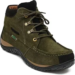 Mens Genuine Leather Outdoor Boots