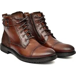 Men’s High-Top Combat Boots | Durable Outdoor Boots for Hiking & Riding