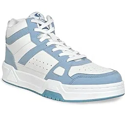 Men’s High-Top Sports Sneakers | Lightweight Training & Casual Shoes | Non-Slip Gum Sole, Breathable Comfort, Stylish Orange Stripes | Ideal for Gym, Running