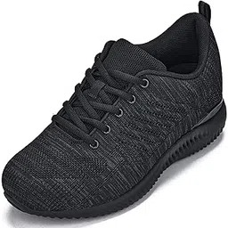 Men's Invisible Height Increasing Elevator Shoes - Ultra Lightweight Sporty Sneakers - 2.6 Inches Taller
