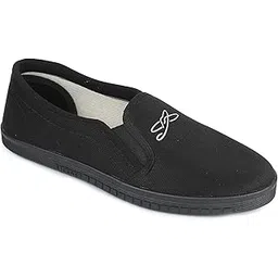 Mens Jogging-E Black Sneaker - 5 UK (80021571)