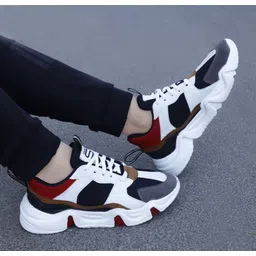 Men's Lightweight Breathable Lace Up Casual Sport Shoes Sneakers Running Shoes For Men