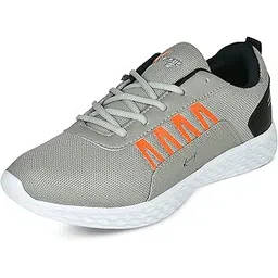 Men's Line-Up Sports Running Shoes Grey Orange