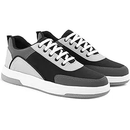 Mens Lumora Sneakers Faux Leather Chunky Colourblocked Trendy Lace Up Casual Shoes Trendy Sole All Day Comfortable Lightweight with Extra Comfort Durable Footwear