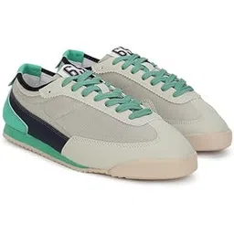 Mens Men Pu Mesh Colorblocked Sneakers Sneaker