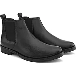 Men's Midnight Classic Chelsea Slip-On Formal Office Ankle Stylish Casual Wear Boot for Man