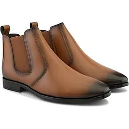 Men's Monarque Tan Boots 8_UK (TPAD 1051)