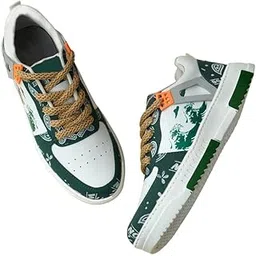 Men's New Casual Shoes | Stylish & Comfortable Sneakers | Lightweight Synthetic Upper | Cushioned Insole | Ideal, Office, Travel & Outings (P1)