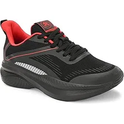 Men's Nitrorun Running & Training Shoes - Superior Cushioning, Enhanced Grip TPR Outsole, Superior Traction, Anti Skid, Lightweight, Shock Absorption Tech, Sports Footwear-UK8