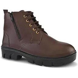 Men's Non-Slip Lightweight Outdoor Mid Top Ankle Chain Boots