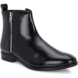 Men's Outdoor Every Day Zipper Chelsea Boots|Soft Cushioned Insole, Slip-Resistance, Dynamic Feet Support, Arch Support & Shock Absorption