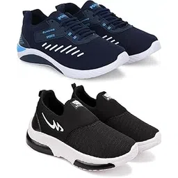 Men’s Outdoor Running Shoes – Comfortable Sports Footwear Set of 2 Multi