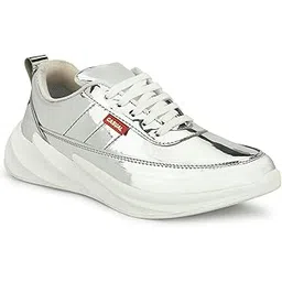 Men's Patent Lace Up Running Walking Gym Jogging Comfortable Sport Shoes