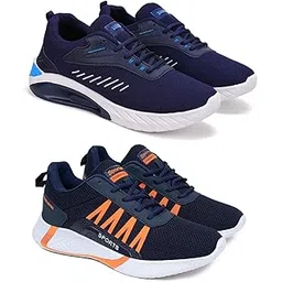 Men’s Performance Running Shoes – Durable & Stylish (Pack of Two) Multi