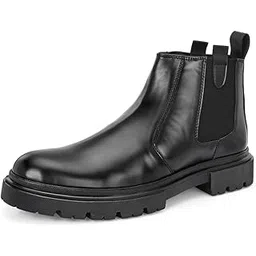 Men's Premium PU Leather Chelsea Boots