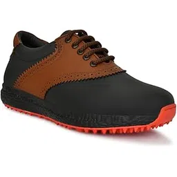 Men's Proffessional Leather Golf Shoes | Lace-Up | Waterproof | Comfortable | Breathable | 6 Month Manufacturing Warranty