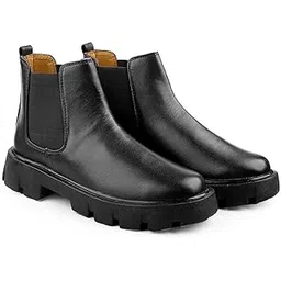 Men's Pu Material Casual Chelsea and Ankle Boots.