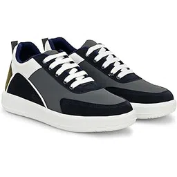 Mens Radiant Sneakers |Streetwear Chunky Colourblocked Sports Casual Lace Up Shoes | Perfect Pair with All Casual Outfits