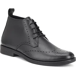 Men's Rich Quality|Breathable|Stylish Look Pure Genuine Leather Lace up Ankle Boot