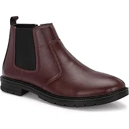 Men's Rich Quality|Lightweight|Comfortable Pure Leather Zip Chelsea Boot's