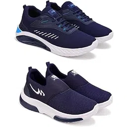 Men’s Running & Training Sports Shoes – Twin Pair Bundle Multi