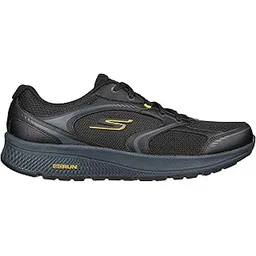 Men's Running Shoes-GO Run CONSISTENT-220371ID-BKYL-12 Black/Yellow