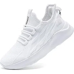 mens running shoes tennis sneakers walking slip on gym workout athletic breathable jogging sport casual shoe