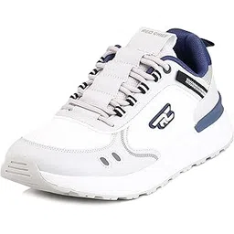 Men’s Running Sports Shoes | Lightweight Lace-Up | Polyester Air Mesh & Synthetic PU | Low Ankle (R1744)