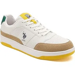 Mens Simon|White Stylish Casual Sneaker Shoes for Man