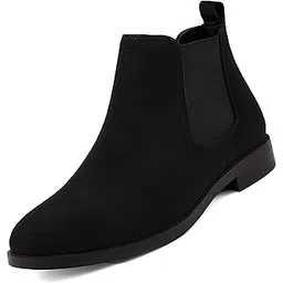 Men's Slip On Fashion Chelsea Boots | High Tops, Soft Cushioned Insole, Comfortable Fit, Trendy, Stylish Boots