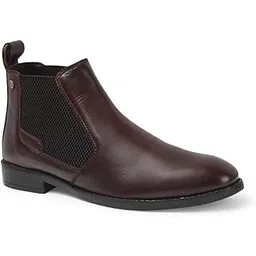 Men's Slip-On, Round Toe Chelsea Boot
