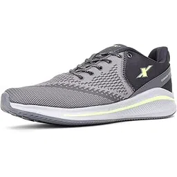 Mens SM 678 | Enhanced Durability & Soft Cushion | Grey Running Shoe - 8 UK (SM 678)
