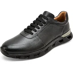 Mens Smart Casual Extralight Leather Sneakers (Extralight Sole)
