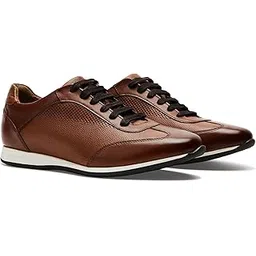 Mens Smart Casual Leather Sneakers