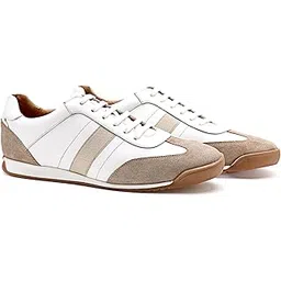 Mens Smart Casual Leather Sneakers