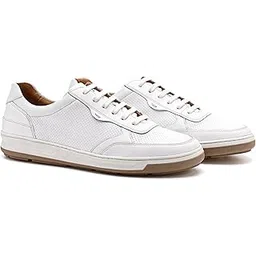 Mens Smart Casual Lifestyle Leather Sneakers