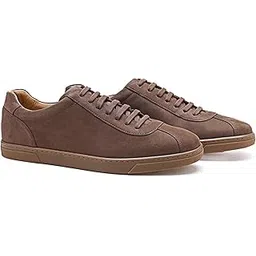 Mens Smart Casual Nubuck Leather Sneakers