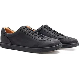 Mens Smart Casual Nubuck Leather Sneakers