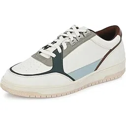 Mens Sneaker | Casual Shoes | Cushioned Insole | Lace-Up Design | Arch Support & Ventilated Comfort | Perfect Pair with Casual Outfit (Augustus)