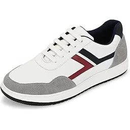 Mens Sneaker| Comfort & Style with Soft Cushioned Insole | Classic Canvas Sneakers for Effortless Style |Trendy Lace-Up Design for Casual Outfits (2623)