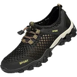 Men'S Sneakers Lightweight Breathable Male Footwear For Tennis Walking Sport 39 Black | Men'S Shoes | Athletic