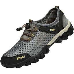 Men'S Sneakers Lightweight Breathable Male Footwear For Tennis Walking Sport 40 Grey | Men'S Shoes | Athletic