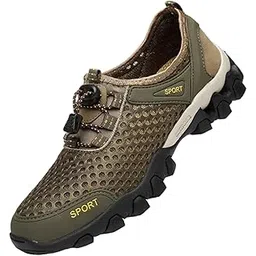 Men's Sneakers Lightweight Breathable Male Footwear for Tennis Walking Sport 41 Green