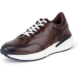 Men's Sneakers Shoes Casual Sneaker for Men Patina Finish Cushion Sole Breathable Inner (SNK-TS)