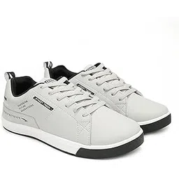 Men's SNIPER-17 Casual White Sneaker Shoes for Men I Walking & Gym Shoes for Boys with Lightweight Extra Jump I Casual Lace-Up Shoes for Men