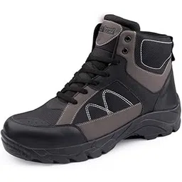 Mens Soldier Ultra Pioneer High Top Waterproof Hiking Trekking Mountaineering Outdoor Boots Climbing Shoe |Lightweight Non-Slip High-Traction Grip