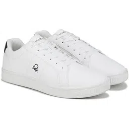 Mens Solid Lace-up Basic Knot Sneakers Sneaker