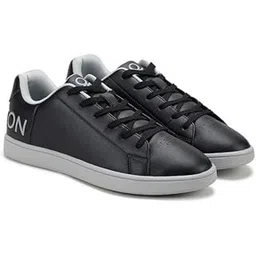 Mens Solid Lace-up Sneakers Sneaker