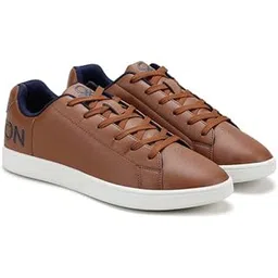 Mens Solid Lace-up Sneakers Sneaker